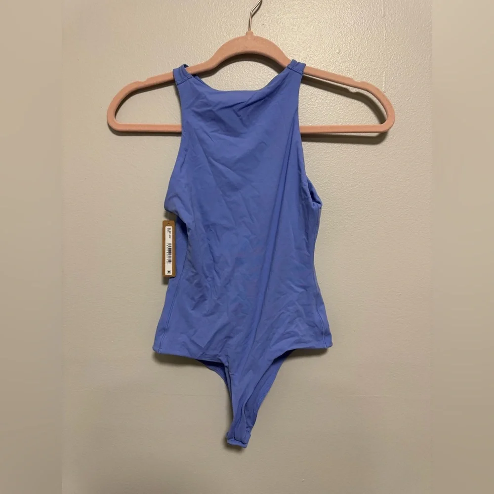 Skims High Neck Body Suit Periwinkle Fits Everyone collection - Picture 4 of 10